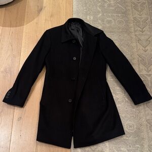 Boss Classic Black Trench Coat